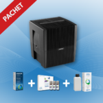 Umidificator de aer Venta LW25 Original + Adidiv Igienic + Set 3 uleiuri esentiale bio – Lavandă + Soluție de curățat Venta